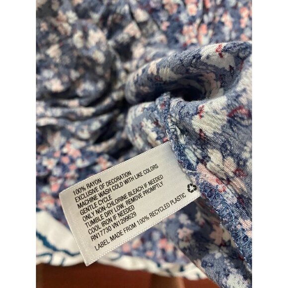 Knox Rose Women's Short Sleeve Floral Bohemian Midi Summer Dress - Medium - Picture 8 of 10